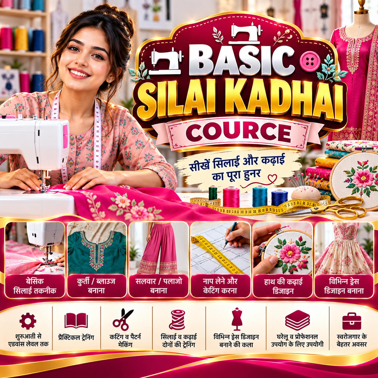 BASIC SILAI KADHAI COURCE