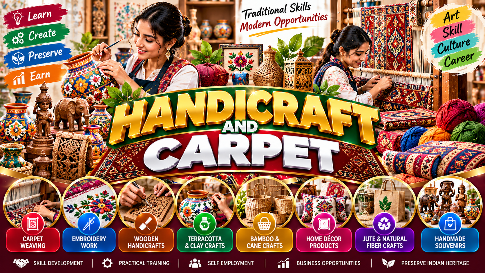 HANDICRAFT AND CARPET